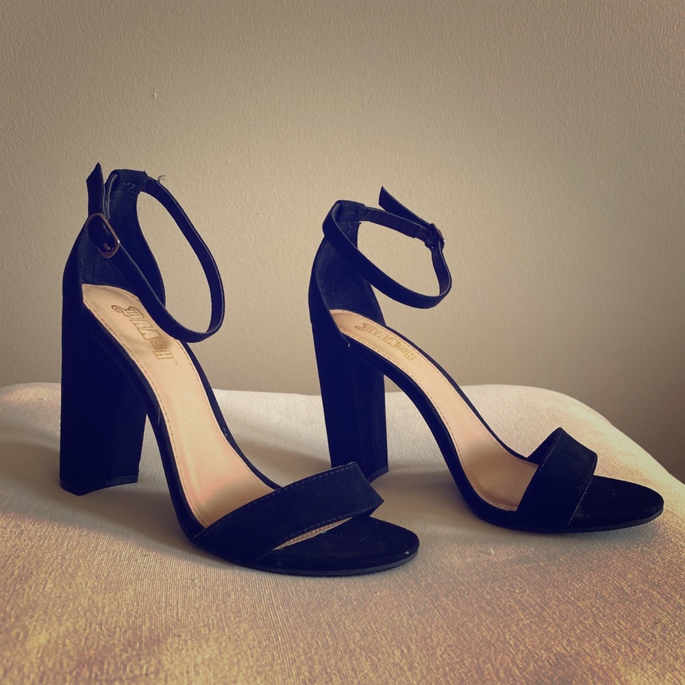 Brash Black Heels size 6.5 (Women’s, US)